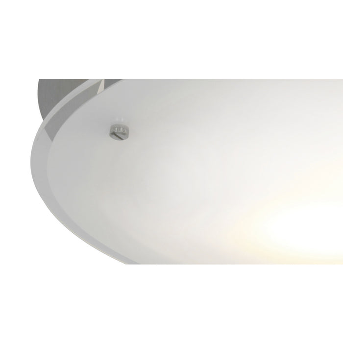 LED Flush Mount from the Vision Round collection in Brushed Steel finish