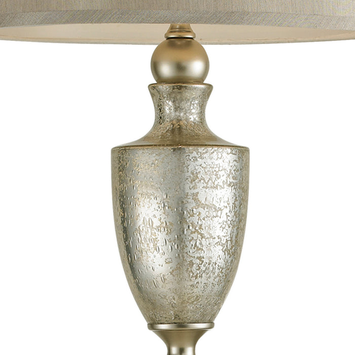 One Light Floor Lamp from the Elmira collection in Antique Mercury, Silver, Silver finish