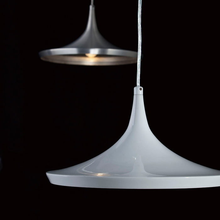 One Light Pendant from the Ramos collection in Brushed Nickel finish