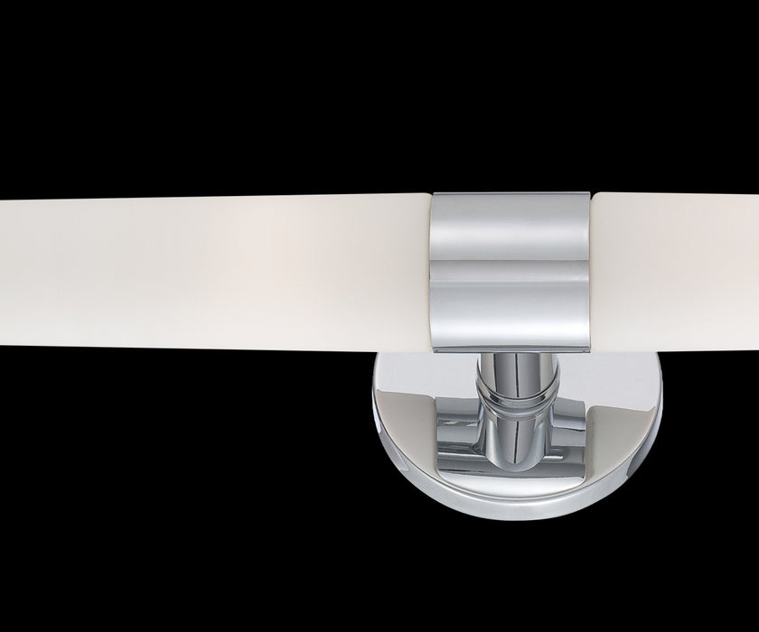 Two Light Wall Sconce from the Vesper collection in Chrome finish