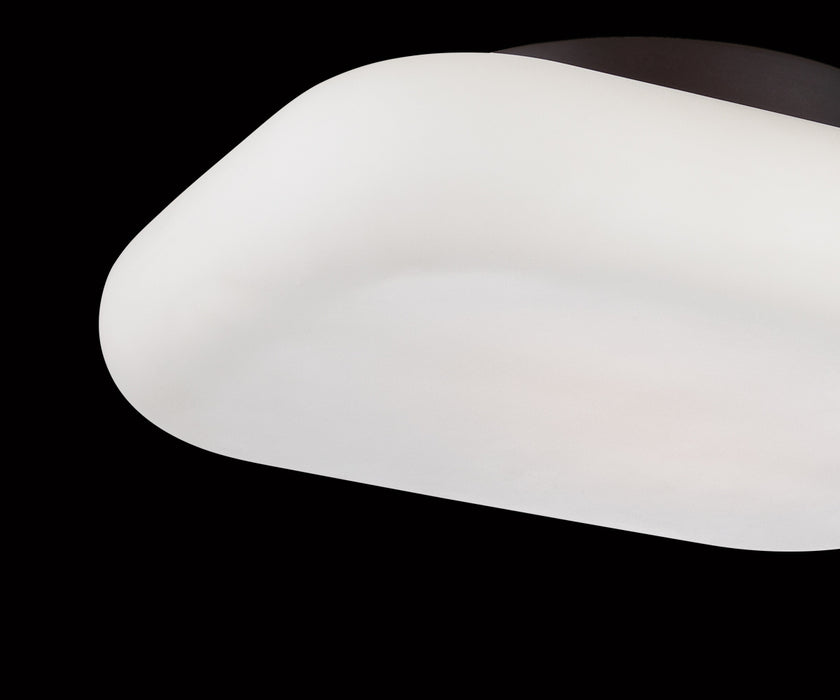 LED Flush Mount from the Alma collection in Bronze finish