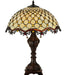Meyda Tiffany - 124834 - Two Light Table Lamp - Jeweled Katherine - Nickel