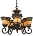 Meyda Tiffany - 125117 - Five Light Chandelier - Ilona - Copper