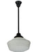 Meyda Tiffany - 125622 - One Light Pendant - Revival - Black Powdercoat