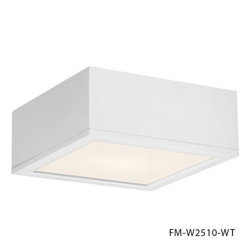 W.A.C. Lighting - FM-W2510-WT - LED Flush Mount - Rubix - White