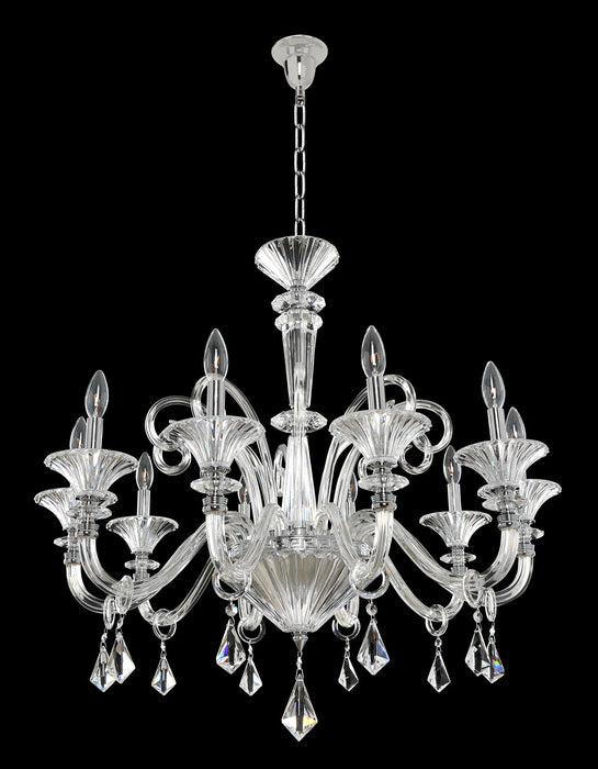 Allegri - 026952-010-FR001 - Ten Light Chandelier - Chauvet - Chrome