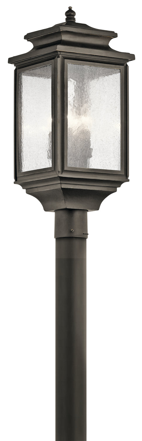 Kichler - 49506OZ - Four Light Outdoor Post Mount - Wiscombe Park - Olde Bronze
