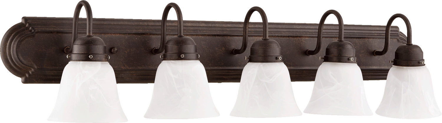 Quorum - 5094-5-144 - Five Light Vanity - Moritz - Toasted Sienna