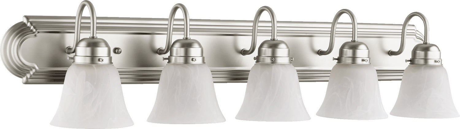Quorum - 5094-5-165 - Five Light Vanity - Moritz - Satin Nickel