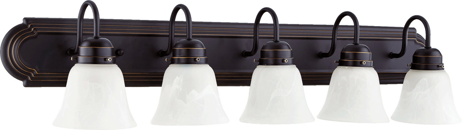 Quorum - 5094-5-195 - Five Light Vanity - Moritz - Old World