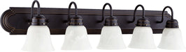 Quorum - 5094-5-195 - Five Light Vanity - Moritz - Old World