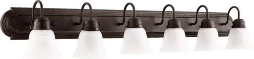 Quorum - 5094-6-144 - Six Light Vanity - Moritz - Toasted Sienna