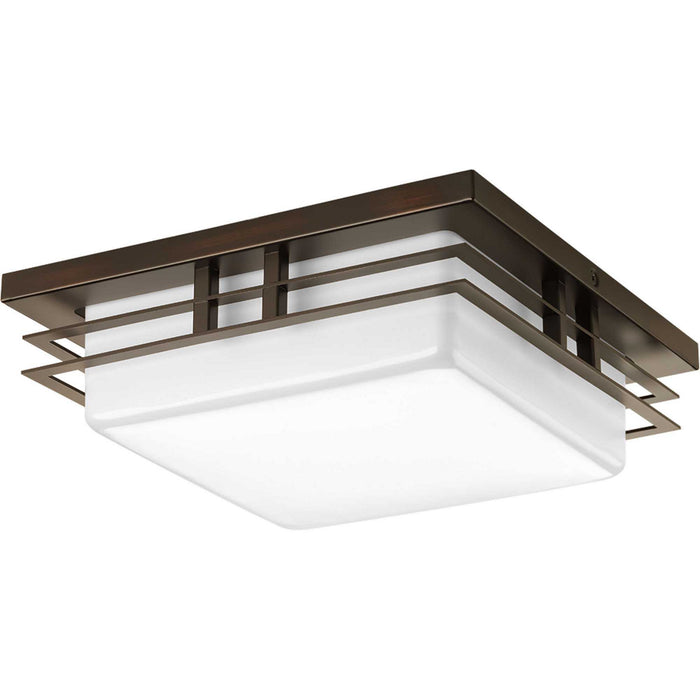 LED Wall/Ceiling Mount from the Helm collection in Antique Bronze finish