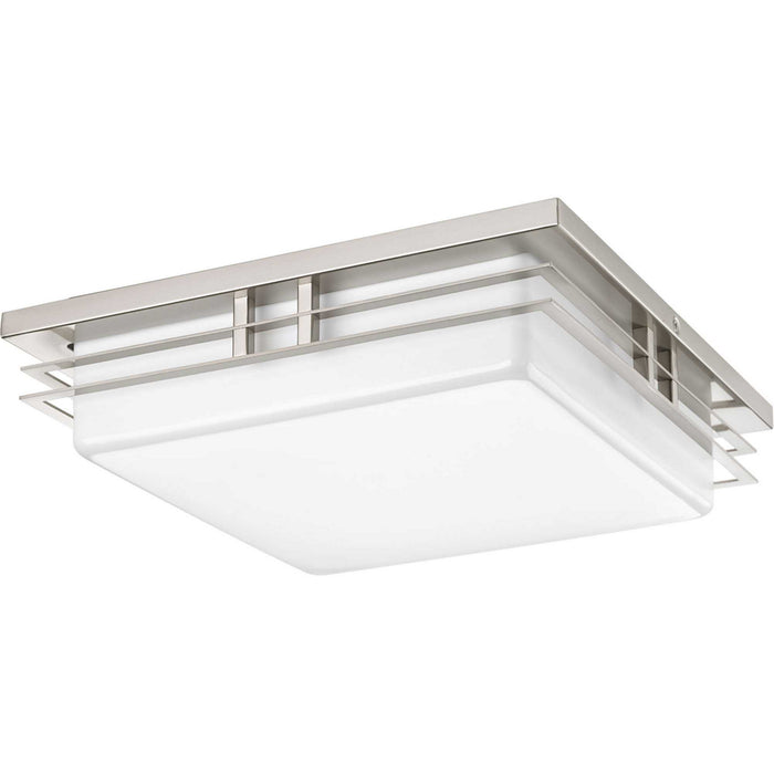 LED Ceiling/Wall Mount from the Helm collection in Brushed Nickel finish