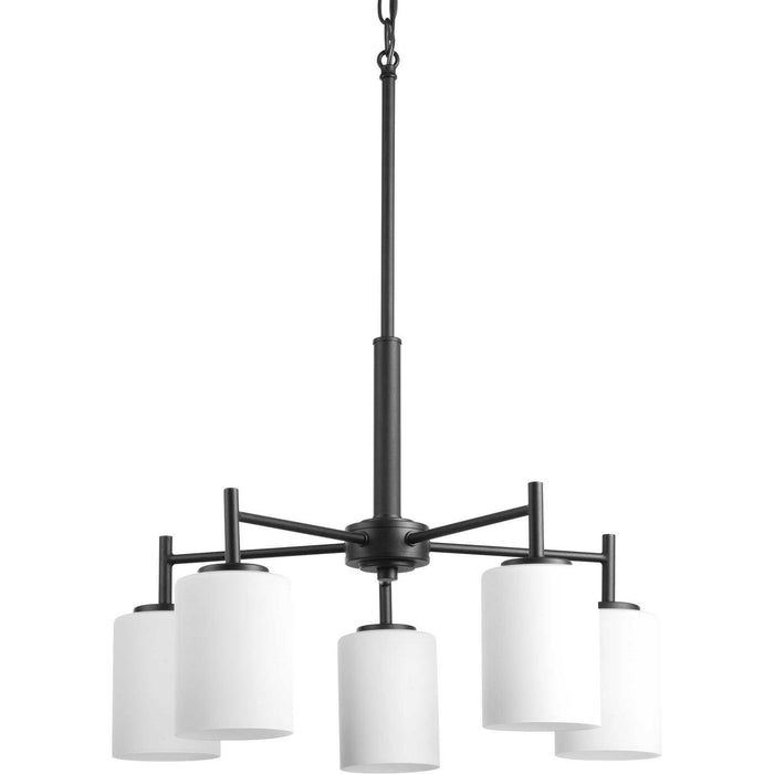 Progress Lighting - P4319-31 - Five Light Chandelier - Replay - Black