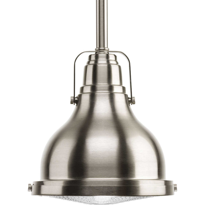 Progress Lighting - P5050-0930K9 - LED Pendant - Fresnel Lens Pendant - Brushed Nickel