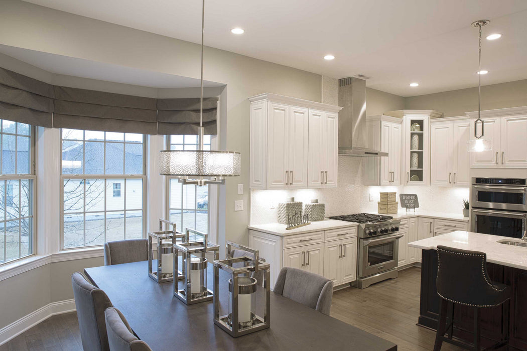 Four Light Pendant from the Mingle collection in Brushed Nickel finish