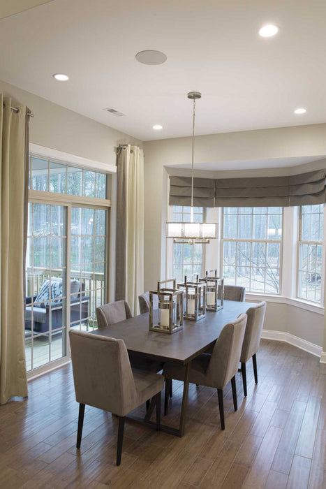 Four Light Pendant from the Mingle collection in Brushed Nickel finish