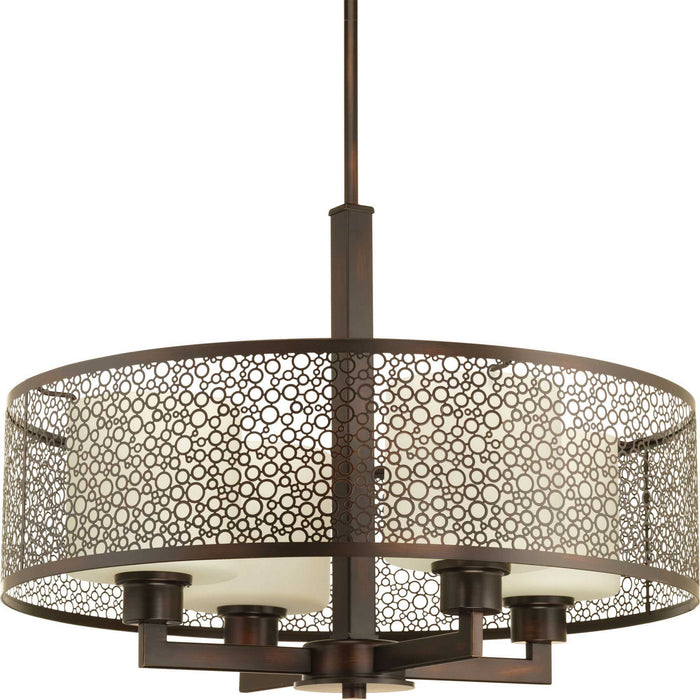 Progress Lighting - P5156-20 - Four Light Pendant - Mingle - Antique Bronze