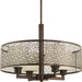 Progress Lighting - P5156-20 - Four Light Pendant - Mingle - Antique Bronze