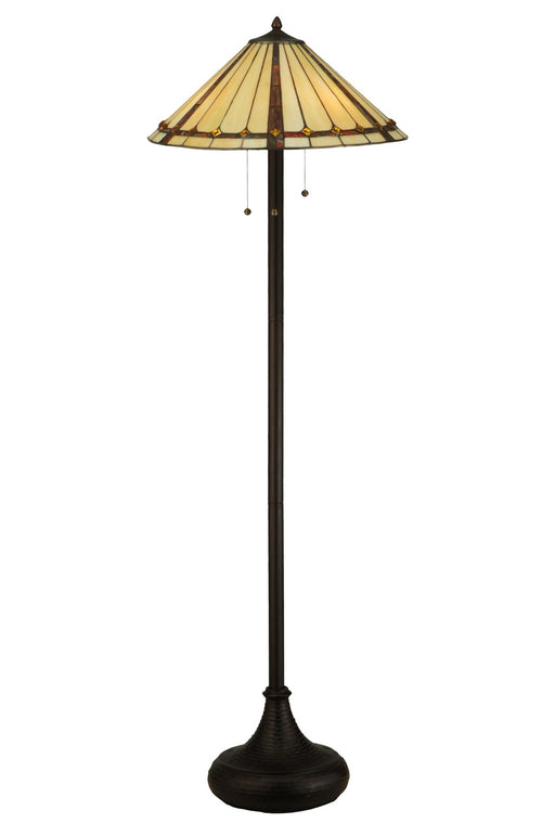 Meyda Tiffany - 130742 - Floor Lamp - Belvidere - Mahogany Bronze