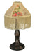 Meyda Tiffany - 131721 - One Light Mini Lamp - Fabric & Fringe - Antique