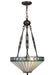 Meyda Tiffany - 134525 - Two Light Inverted Pendant - Diamondring - Mahogany Bronze