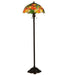 Meyda Tiffany - 134535 - Three Light Floor Lamp - Lamella - Mahogany Bronze