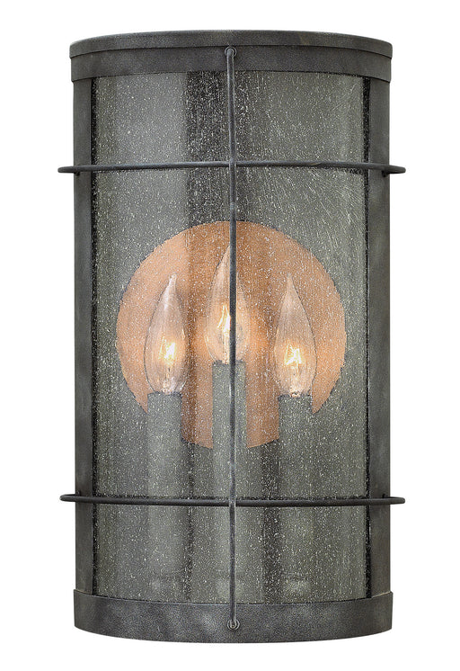 Hinkley - 2625DZ - Three Light Wall Mount - Newport - Aged Zinc