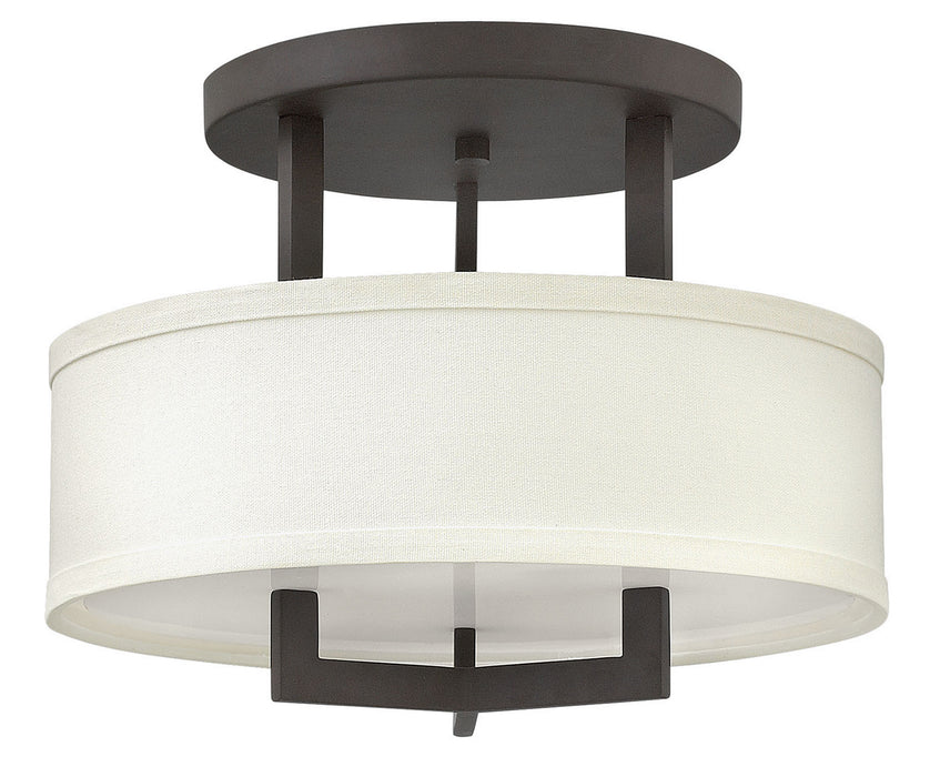 Hinkley - 3200KZ - Three Light Semi-Flush Mount - Hampton - Buckeye Bronze