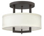 Hinkley - 3200KZ - Three Light Semi-Flush Mount - Hampton - Buckeye Bronze