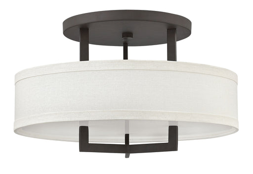 Hinkley - 3201KZ - Three Light Semi-Flush Mount - Hampton - Buckeye Bronze