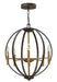 Hinkley - 3466SB - Six Light Foyer Pendant - Euclid - Spanish Bronze