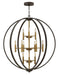 Hinkley - 3469SB - 12 Light Foyer Chandelier - Euclid - Spanish Bronze