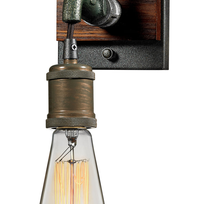 One Light Wall Sconce from the Jonas collection in Multi-Tone Weathered finish