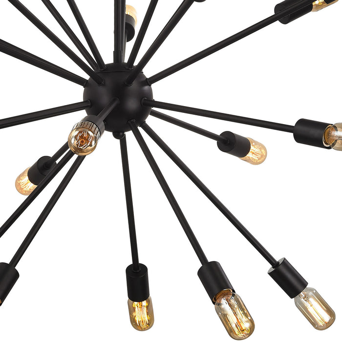 24 Light Chandelier from the Delphine collection in Oil Rubbed Bronze finish