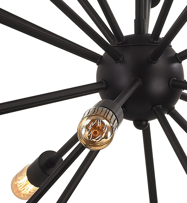 24 Light Chandelier from the Delphine collection in Oil Rubbed Bronze finish