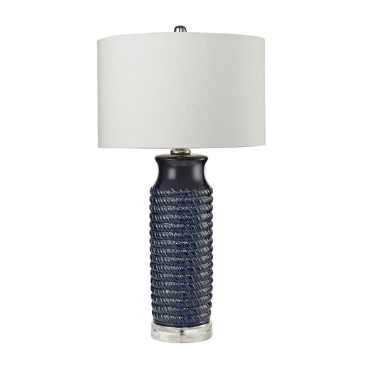 ELK Home - D2594 - One Light Table Lamp - Wrapped Rope - Clear, Navy Blue, Navy Blue