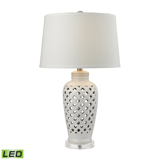 ELK Home - D2621-LED - LED Table Lamp - Openwork - White