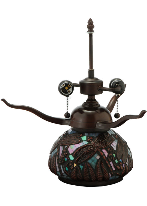 Meyda Tiffany - 138101 - Two Light Table Lamp - Dragonfly - Mahogany Bronze