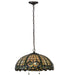 Meyda Tiffany - 138578 - Two Light Pendant - Dragonfly - Craftsman Brown