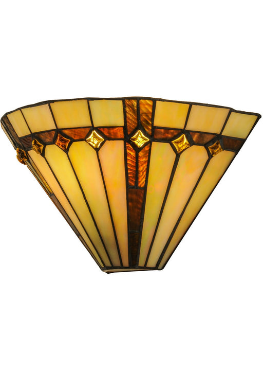 Meyda Tiffany - 138902 - One Light Wall Sconce - Belvidere - Pewter