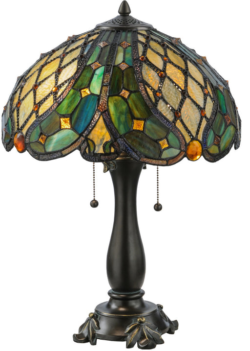 Meyda Tiffany - 139420 - Two Light Table Lamp - Capolavoro - Antique