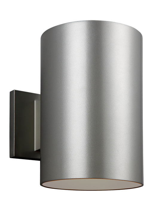 Generation Lighting - 8313901-753 - One Light Outdoor Wall Lantern - Outdoor Cylinders - Painted Brushed Nickel