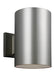 Generation Lighting - 8313901-753 - One Light Outdoor Wall Lantern - Outdoor Cylinders - Painted Brushed Nickel