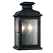 Generation Lighting - OL11100DWZ - Two Light Lantern - Pediment - Dark Weathered Zinc