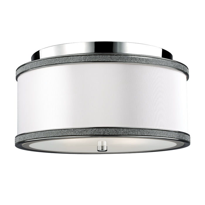 Generation Lighting - FM442PN - Two Light Flush Mount - Pave - Polished Nickel