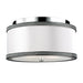 Generation Lighting - FM442PN - Two Light Flush Mount - Pave - Polished Nickel