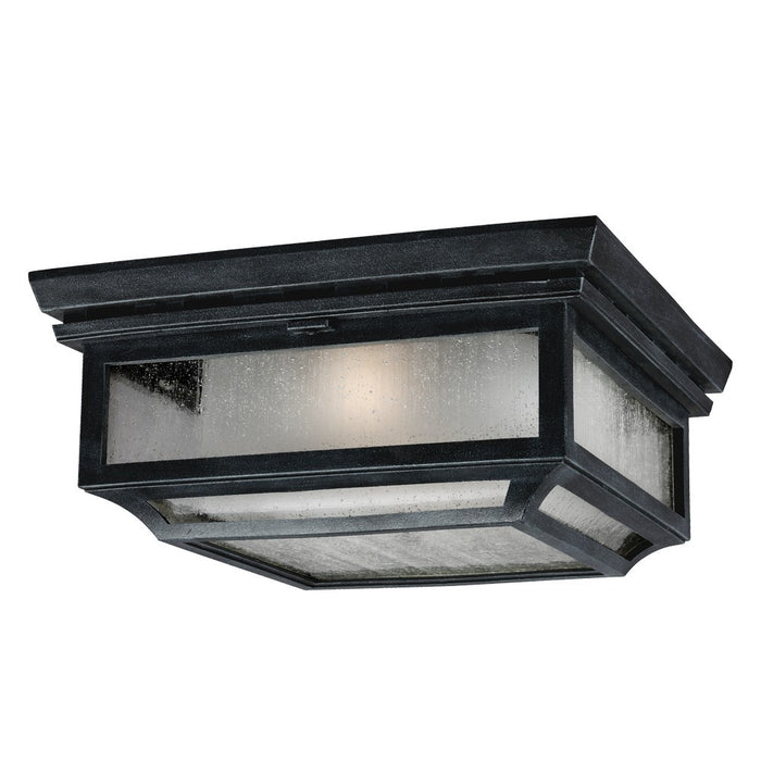 Generation Lighting - OL10613DWZ - Two Light Flush Mount - Shepherd - Dark Weathered Zinc