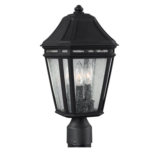 Generation Lighting - OL11307BK - Three Light Outdoor Post Lantern - Londontowne - Black